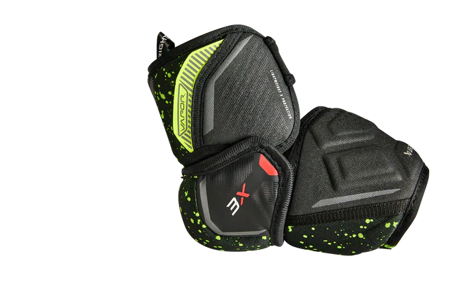 Bauer 3X Elbow Pads with 3-piece cap and Thermocore Zero liner.