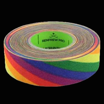 Renfrew Pro Rainbow Tape for hockey sticks with advanced adhesive.