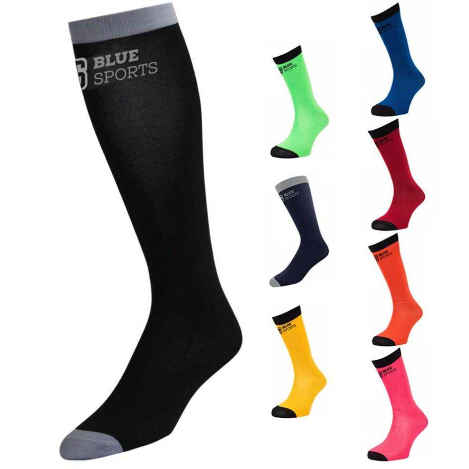 Blue sports socks on sale