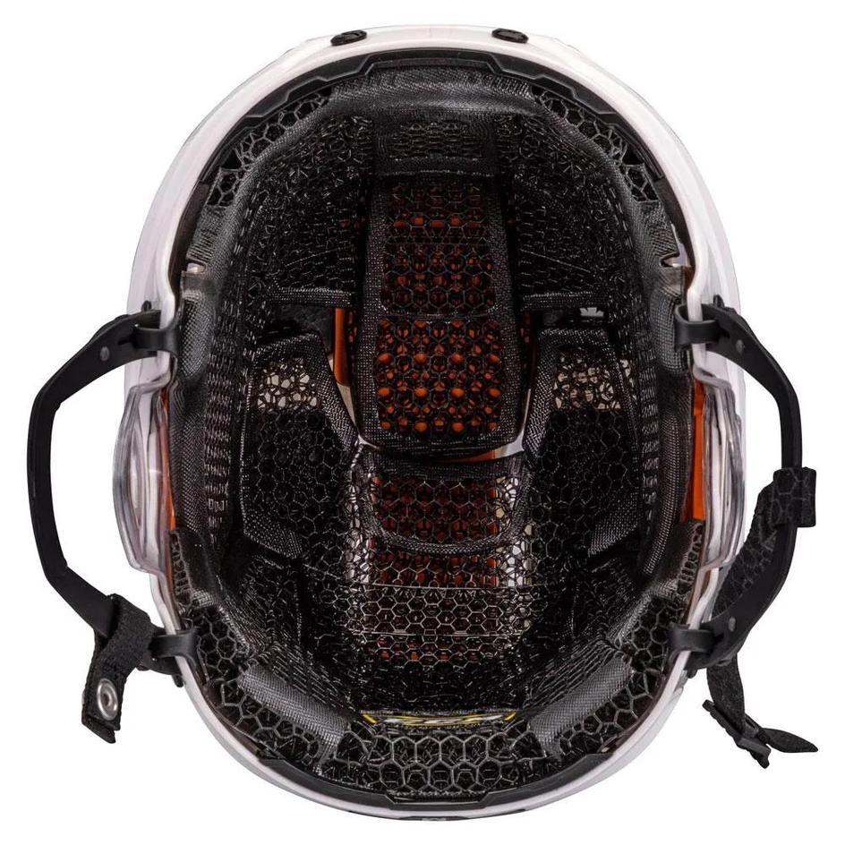 CCM Super Tacks X Hockey Helmet with NEST Tech liner for optimal breathability and comfort.