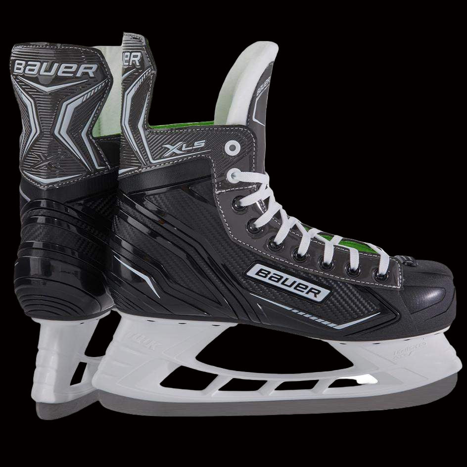 Bauer X-LS Ice Hockey Skates with stainless steel runner and microfiber liner.