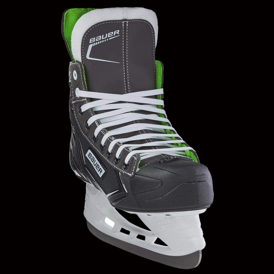 Bauer X-LS Ice Hockey Skates with stainless steel runner and microfiber liner for comfort.