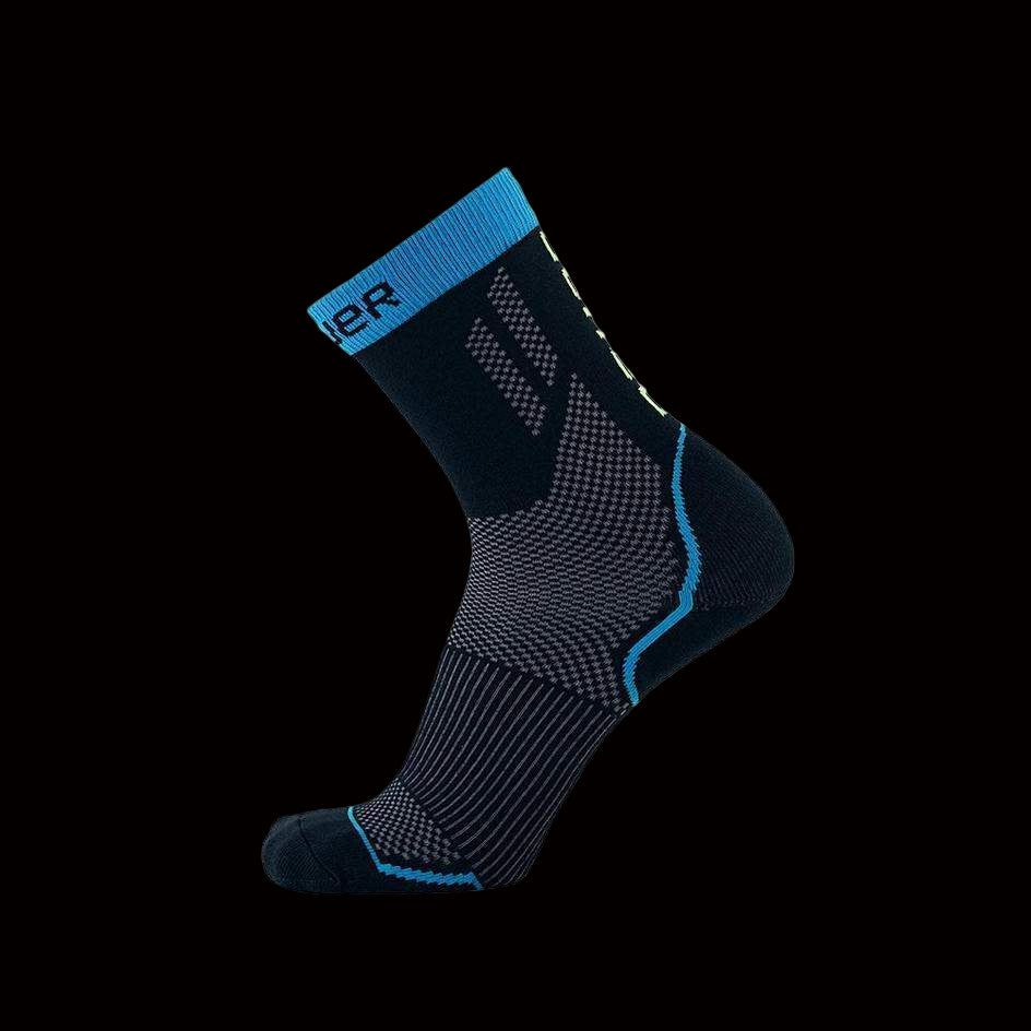 Bauer Performance Skate Socks with Coolmax yarn, compression support, and odor prevention technology.