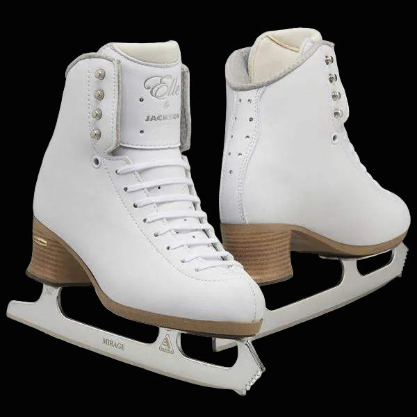 Jackson FS2130 Elle Figure Skates with durable microfiber upper and Swarovski crystals.