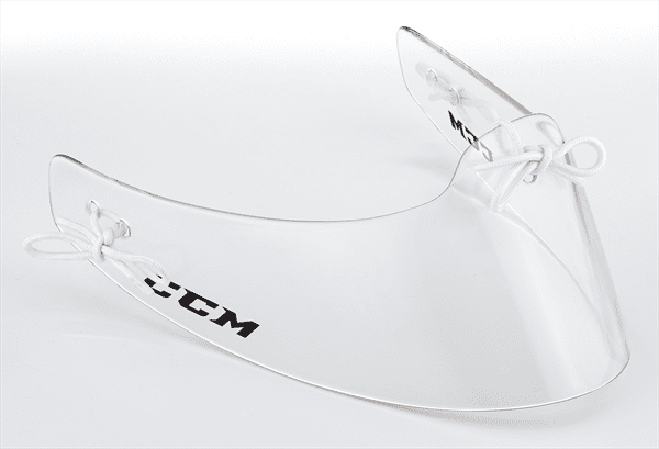 ccm tg goalie lexan throat guard sr