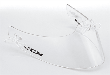 ccm tg goalie lexan throat guard sr