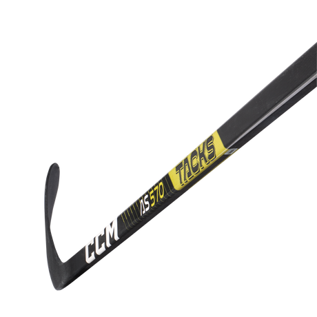 CCM Tacks AS 570 Hockey Stick with mid-kickpoint and square “T” geometry for energy and control.