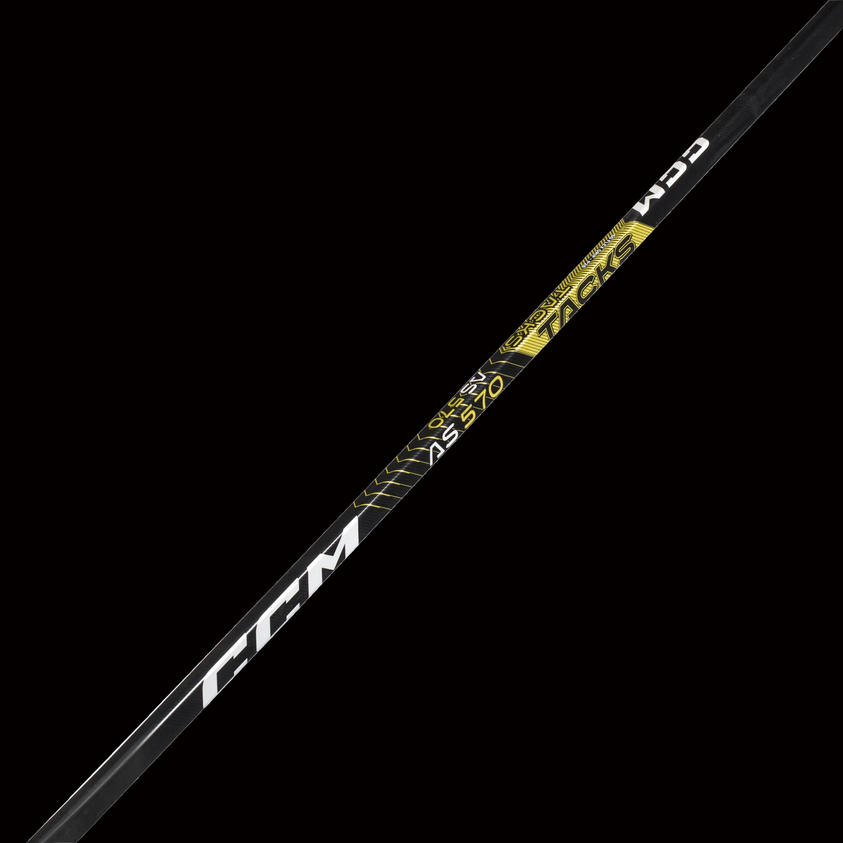 CCM Tacks AS 570 Hockey Stick with mid-kickpoint and square geometry for energy storage and control.