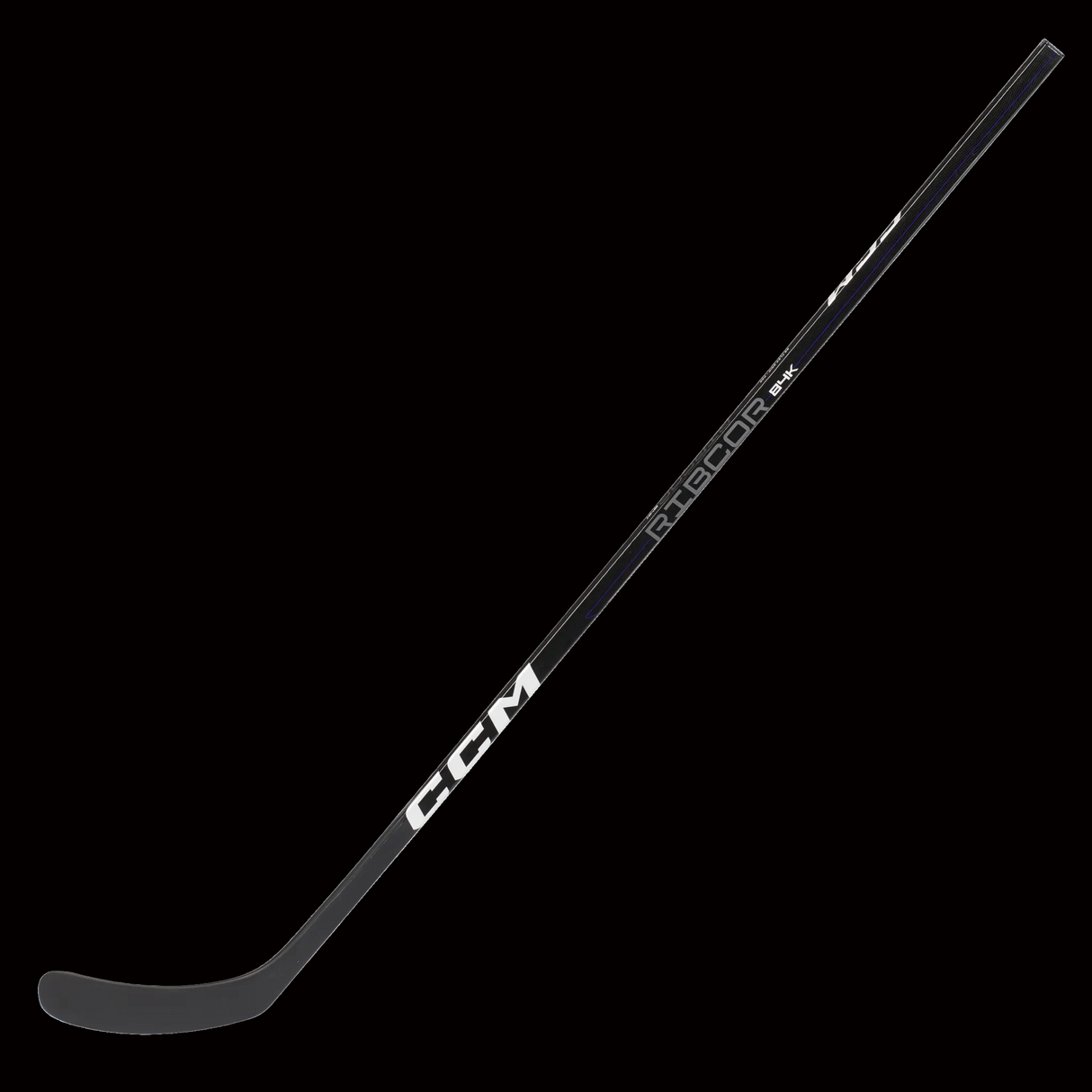 CCM Ribcor 84K Hockey Stick with low kickpoint and composite stiff blade.