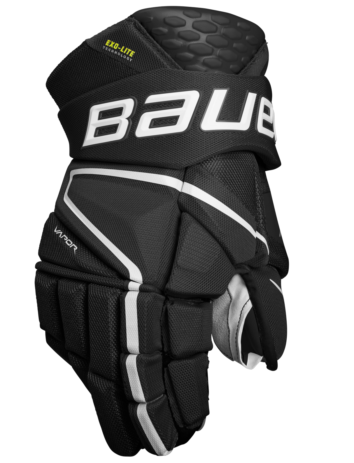 Bauer Vapor Hyperlite Hockey Gloves with lightweight protection and advanced DC Tech foam.
