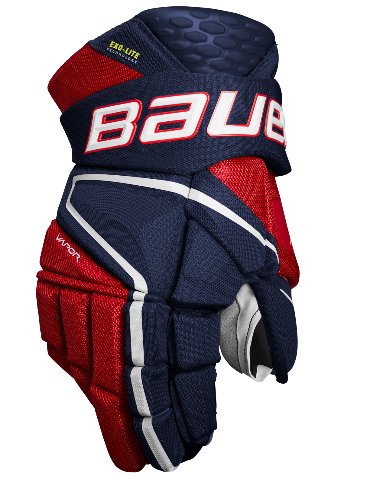 Bauer Vapor Hyperlite Hockey Gloves featuring lightweight design and advanced protection.