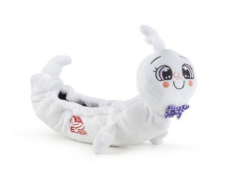 Edea Maxi Blade Buddies plush skate guard with smiley face design.