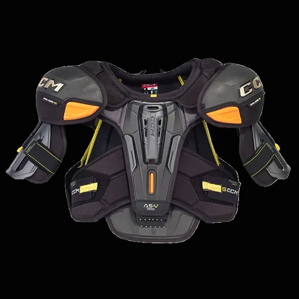 CCM Shoulder Pads Tacks AS-V Pro with anatomical shield design for elite protection and mobility.