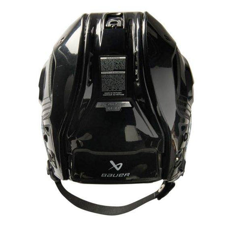 Bauer Re-Akt 85 Helmet, black, rear view.