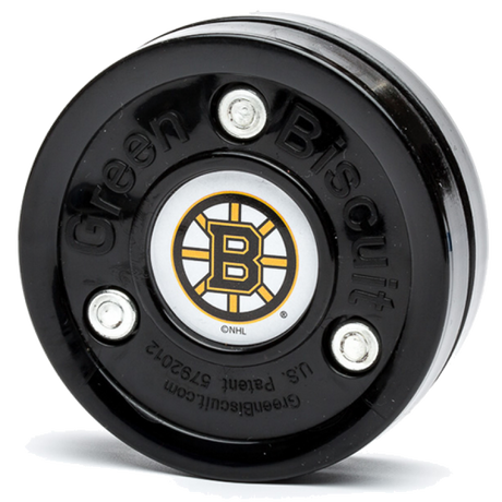Green Biscuit NHL off-ice training hockey puck.