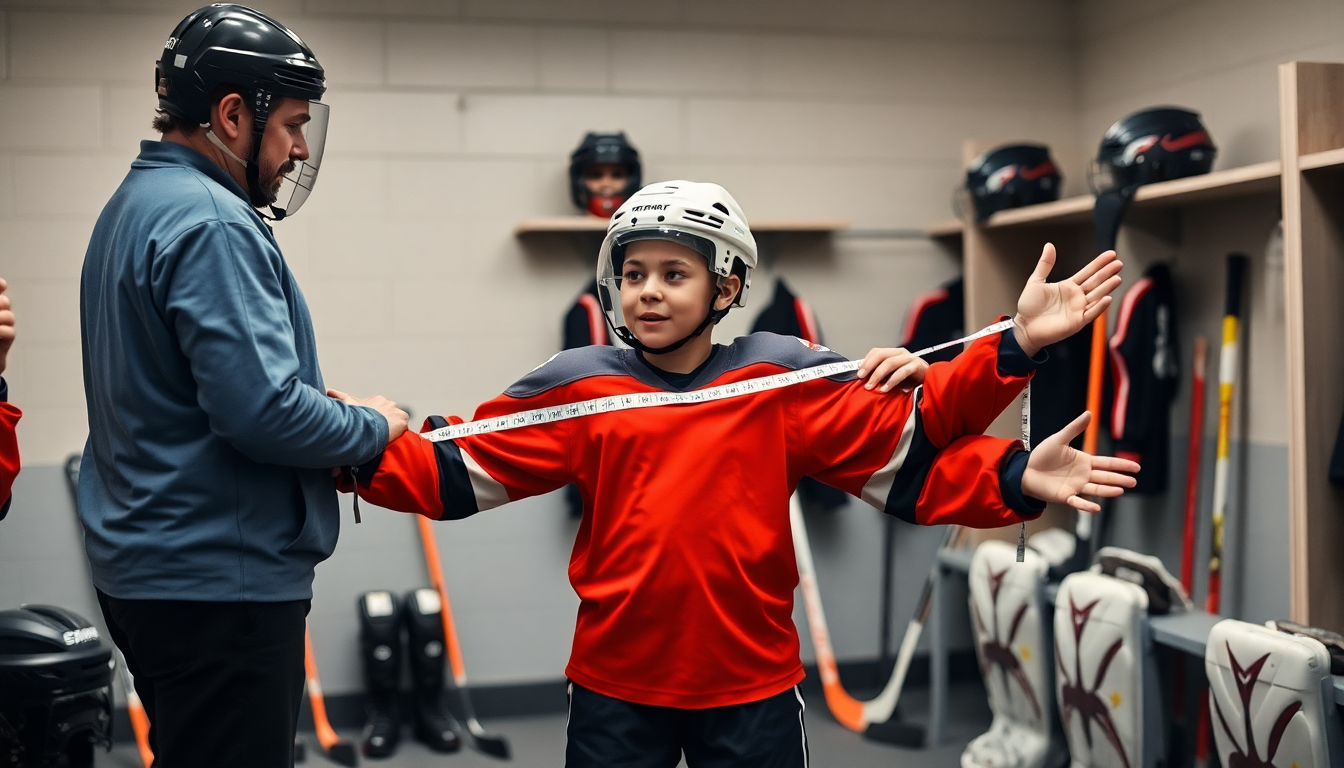 Hockey Kit, What's My Size?