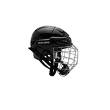 Bauer Re-akt 55 Hockey Helmet Combo with facemask, dual density foam, and Monolock adjustment system.