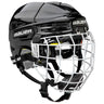 Bauer Re-Akt 100 Youth Hockey Helmet Combo with facemask, black, certified protection.