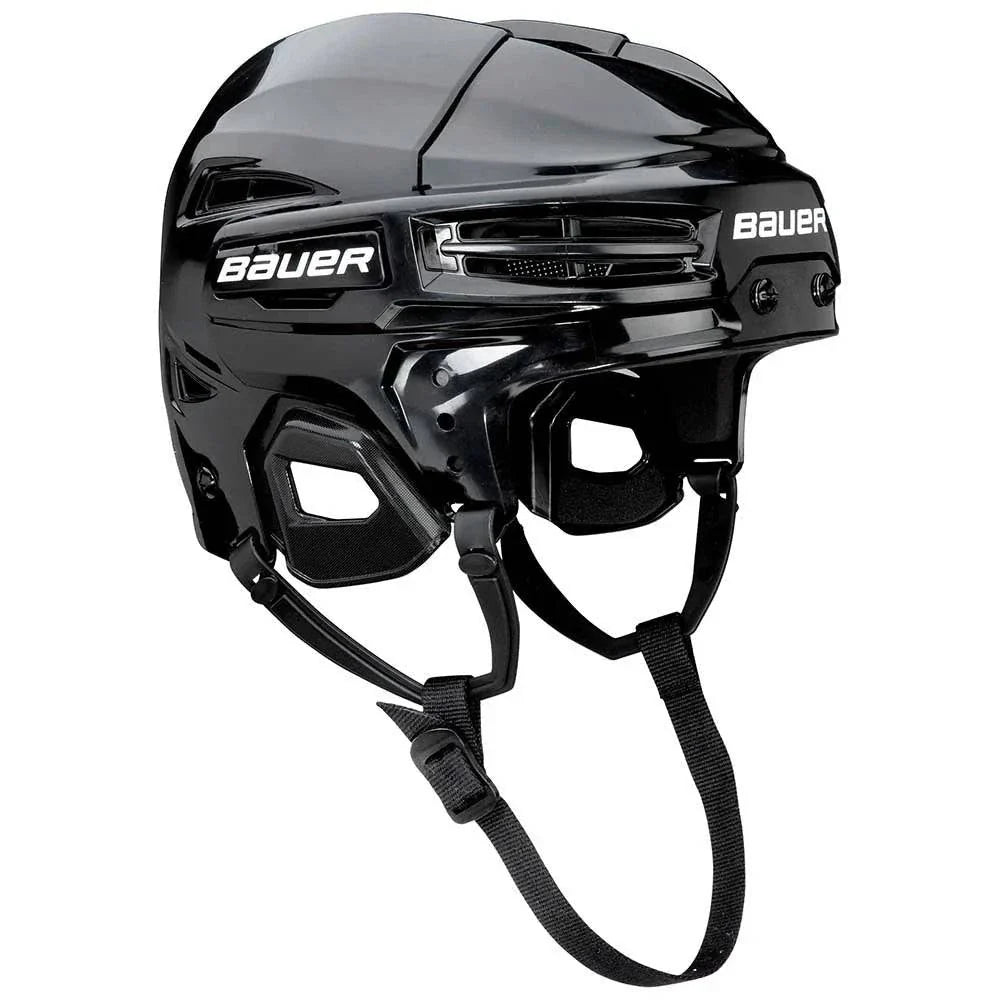 Bauer IMS 5.0 helmet with two-piece shell and vents for airflow.