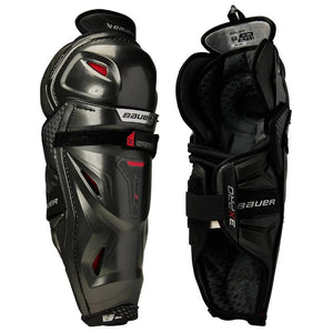 Bauer Vapor 3X Pro Shin Guards - SALE! Save £30 - Elite X-Lite Shield with Deep-Fitting Knee Cap