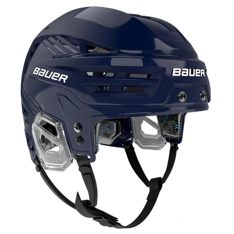 Bauer Re-Akt 85 Helmet in navy blue.