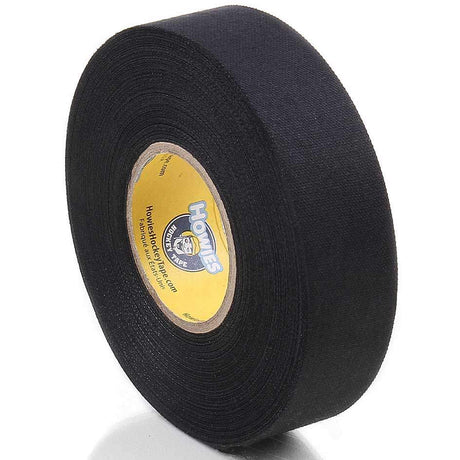 Howies Stick tape - single roll, black cloth hockey tape with high thread count and strong adhesive.