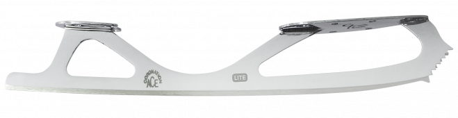 John Wilson Coronation Ace LITE Ice Skate Blades - Modern Design, Lightweight, Cross Cut Rake