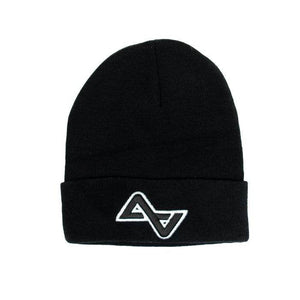 Alkali Hockey Beanie — Black/White/Black