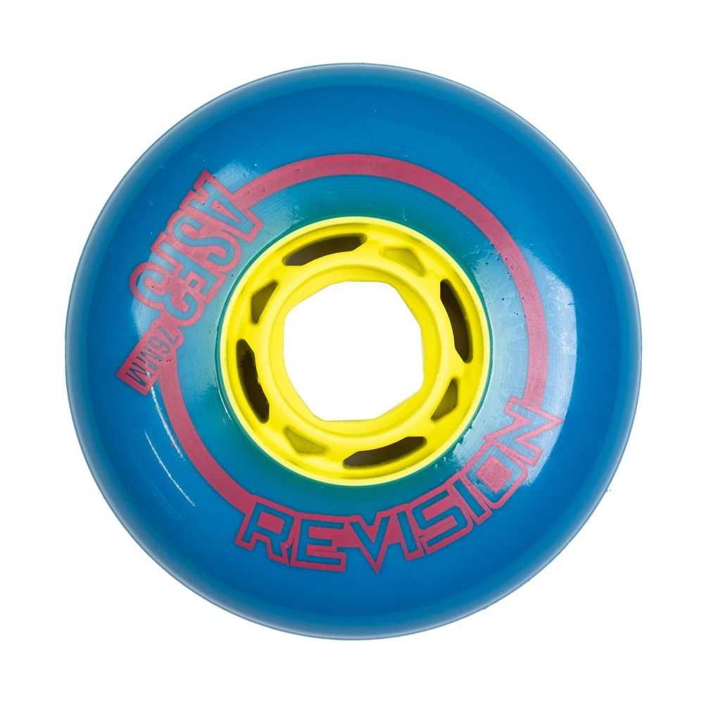 Revision Asphalt Pro Firm Blue/Yellow Wheel (Single)