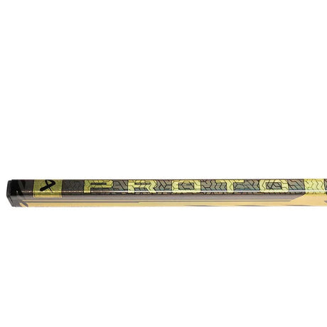 Bauer Proto R GOLD Hockey Stick with BORON Fiber Technology, mid-kick construction, limited edition design.