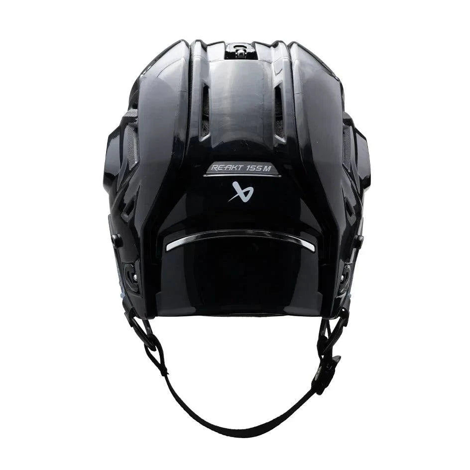 Bauer Re-Akt 155 Hockey Helmet with advanced safety and comfort technology, black design.