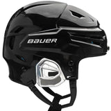 Black Bauer RE-AKT 65 Helmet with tool-less adjustments for personalized fit.