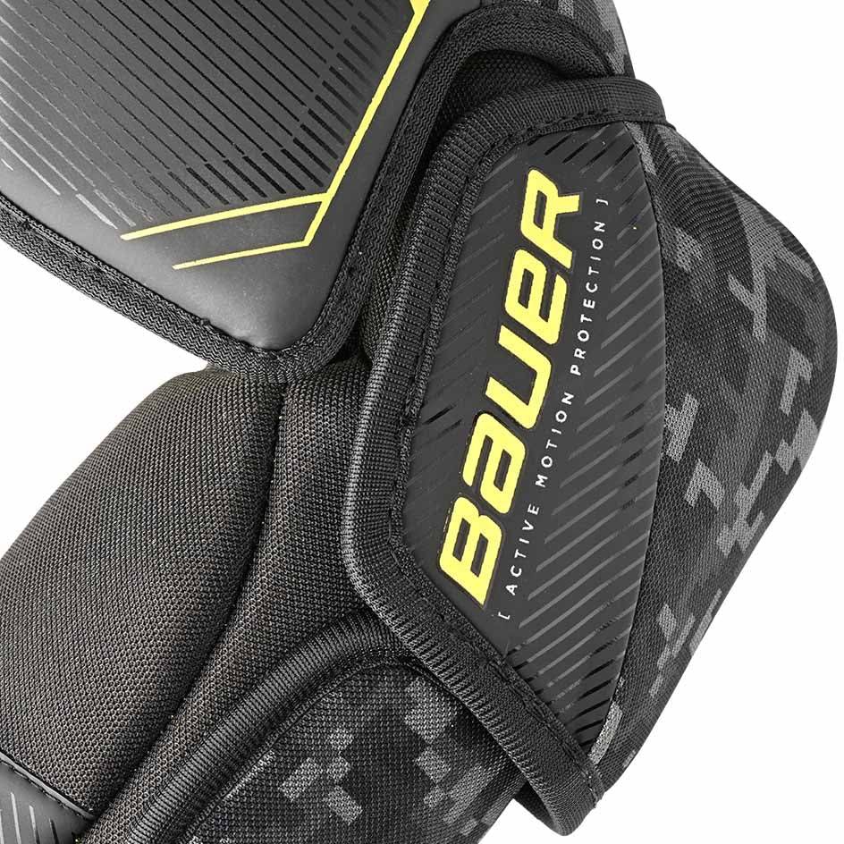 Bauer Supreme M3 Elbow Pads with low-profile split cap for flexibility and comfort.