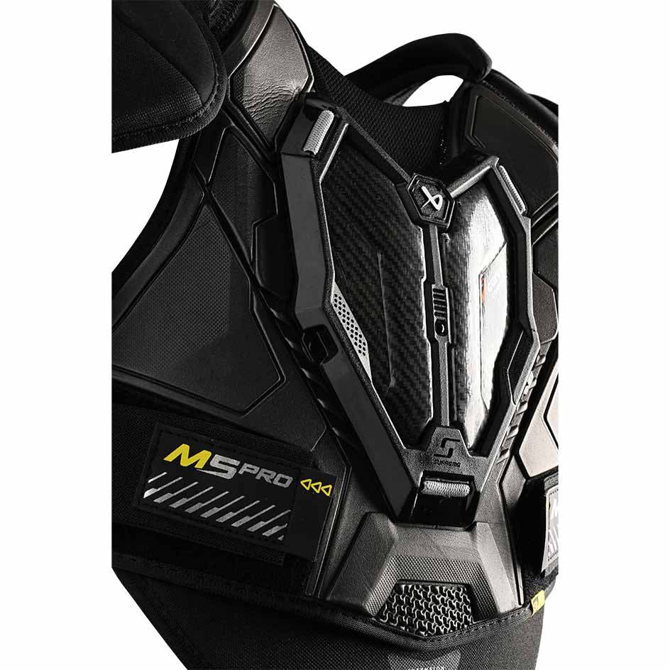 Bauer Supreme M5 Pro Shoulder Pads with premium protection and ventilation.