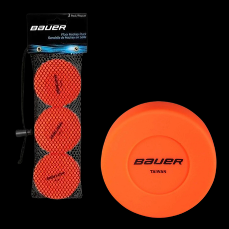 Bauer Floor Hockey Puck - 3 Pack
