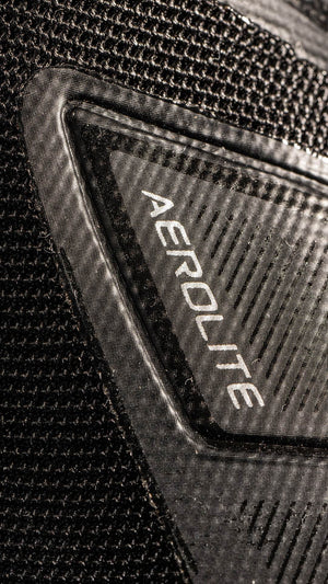 Close-up of Bauer Vapor Hyperlite2 Skates with Aerolite 2.0 Tongue feature.