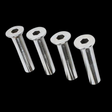 Bauer/Mission Flush Mount Round Axle (Pack Of 8)
