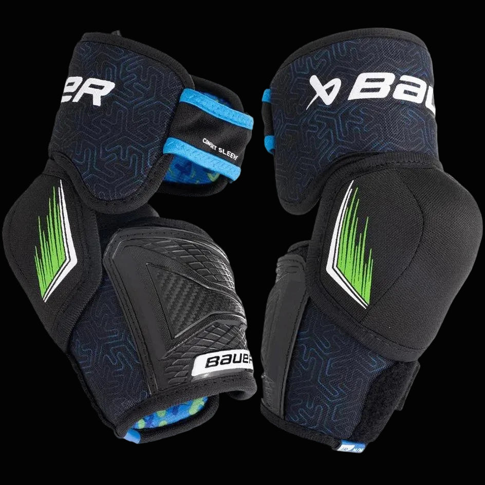 Bauer S24 X hockey Elbow Pads for recreational players, offering protection and comfort.