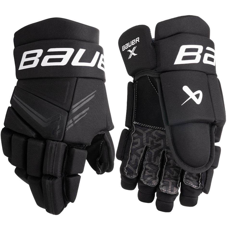 Bauer X S24 Hockey Gloves with pro-inspired design and impact protection.