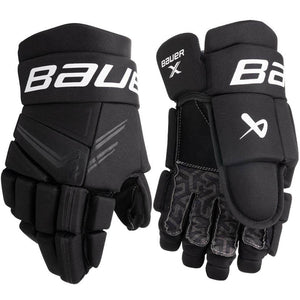 Bauer X S24 Hockey Gloves with pro-inspired design and impact protection.
