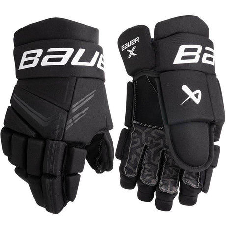 Bauer X S24 Hockey Gloves with pro-inspired design and impact protection.