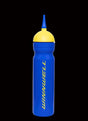 Winnwell Water/Drink Bottle 1LT, blue with yellow cap and spout.