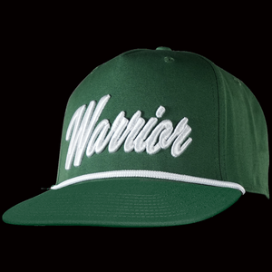 Warrior Script Rope Snapback Hat - Premium 5 Panel Ice Hockey Cap