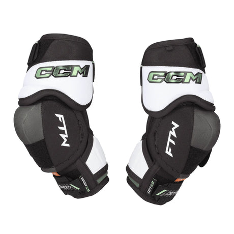 CCM FTW Hockey Elbow Pads for women with low-profile JDP caps and advanced protection.