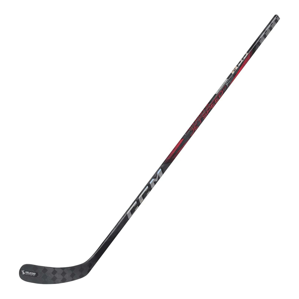 CCM Jetspeed FT7 Pro Ice Hockey Stick with lightweight carbon layering and hybrid kickpoint for power and accuracy.