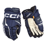 CCM Tacks XF Pro Hockey Gloves with Sensalast Pro palm and NEST TECH construction.