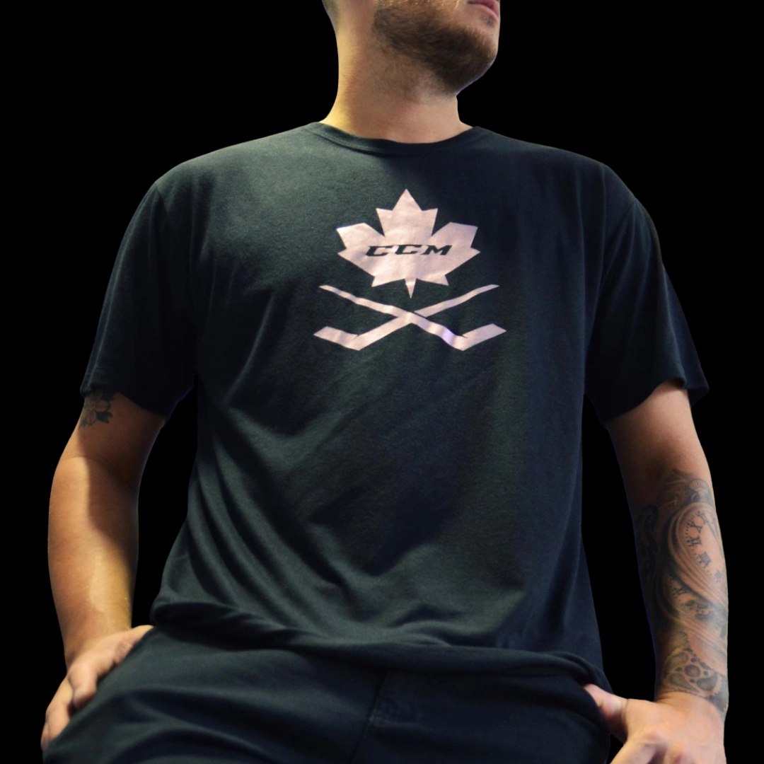CCM Blackout Leaf Hockey Tee