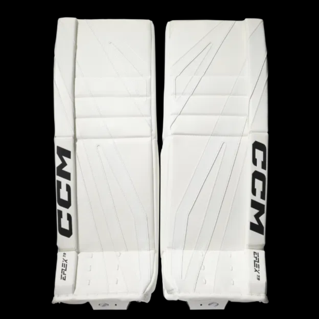 CCM EFlex 7.9 Goal Pads white