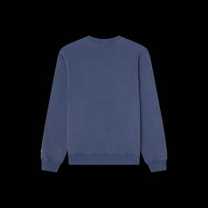 CCM FCR69A Vintage Wash Crew Neck Jumper - Indigo Blue