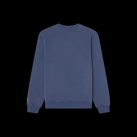 CCM FCR69A Vintage Wash Crew Neck Jumper - Indigo Blue
